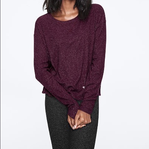 PINK Victoria's Secret Tops - NWT VS Pink Long Sleeve Cozy Crew